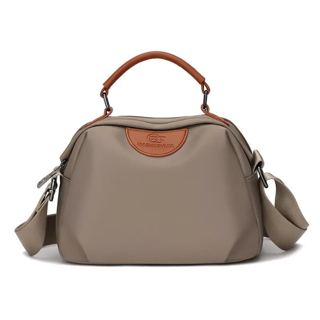 Hot & Stylish Cowhide Shoulder Bag -Grey